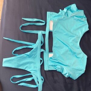 Turquoise Bikini Set